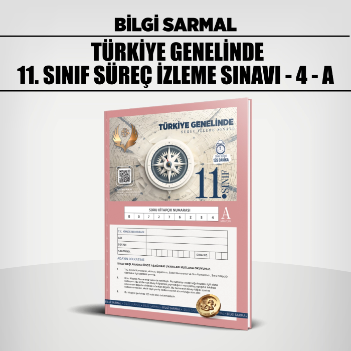 B.SARMAL 11.SINIF TÜRKİYE GENELİ (SİS) 4-A - 25-26